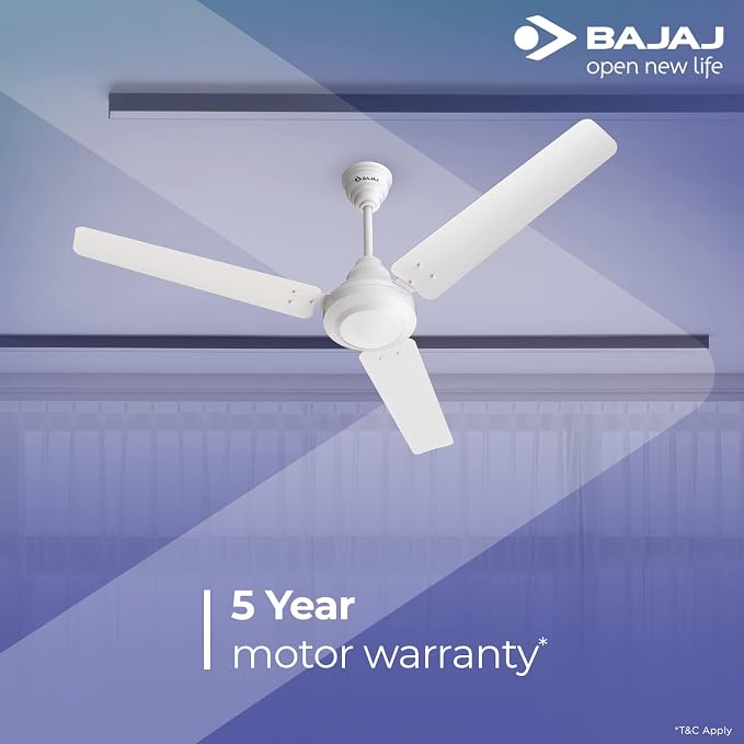 Bajaj Energos 26 1200MM (48 Inch) BLDC Ceiling Fan With Remote