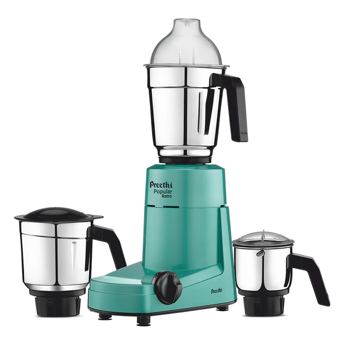 Preethi Popular Retro Mixer Grinder - 750W - 3 Jars